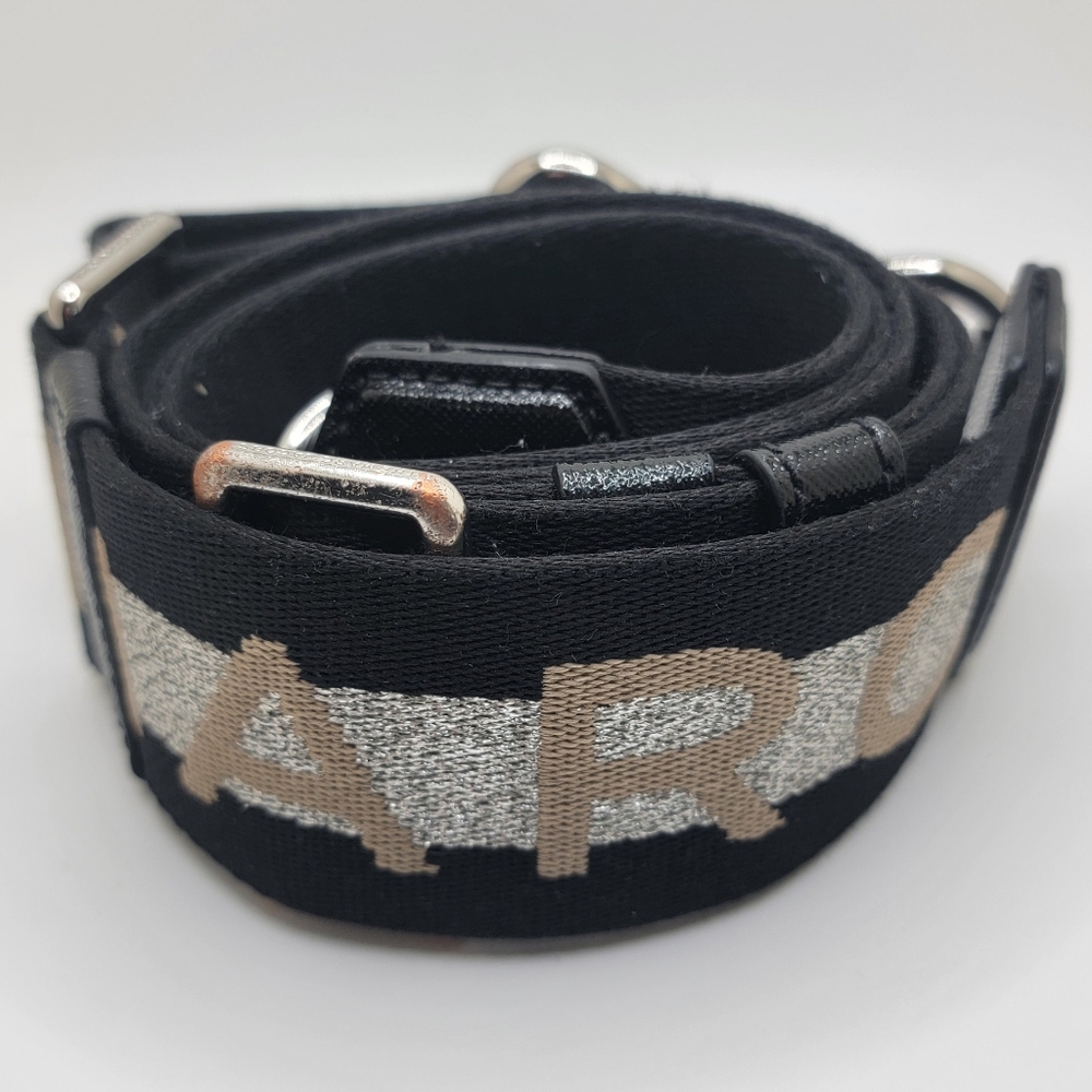 Marc Jacobs Cotton Logo Webbing Bag Strap Aloe